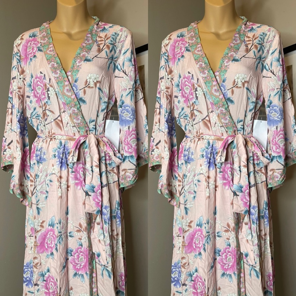BHLDN Pink Talulah Robe x Homebodii - Picture 6 of 8